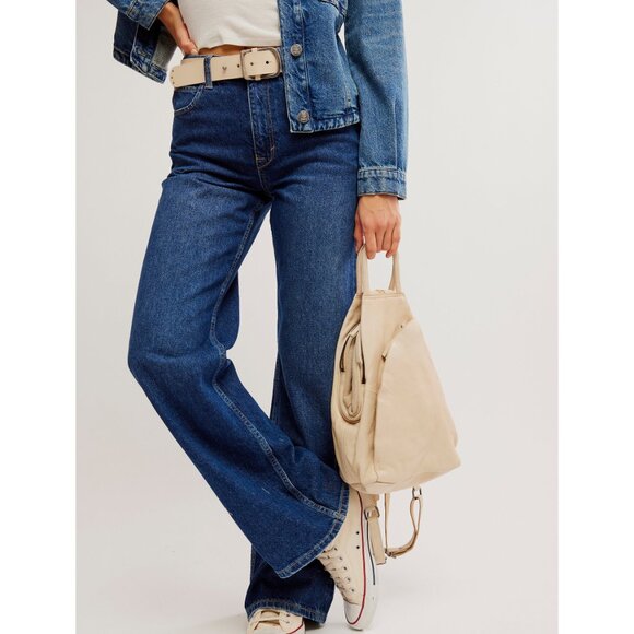 🆕 FREE PEOPLE We The Free Soho Convertible Sling / Champagne - Picture 3 of 7